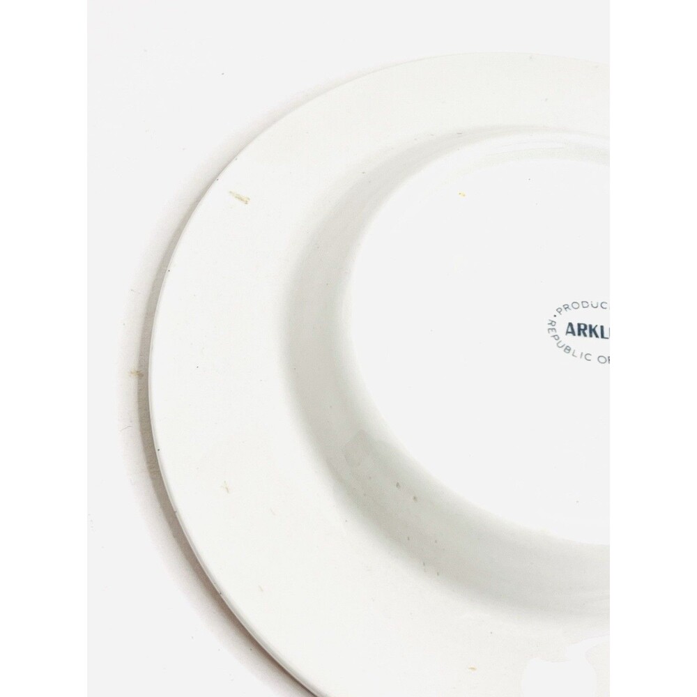 Arklow Ireland Gresham Hotel Dublin Ashtray White Gold Vintage Porcelain - Picture 12 of 14